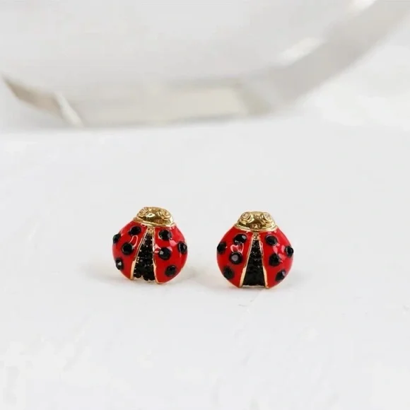 Kate Spade Lady Bug Earrings - Picture 5 of 6